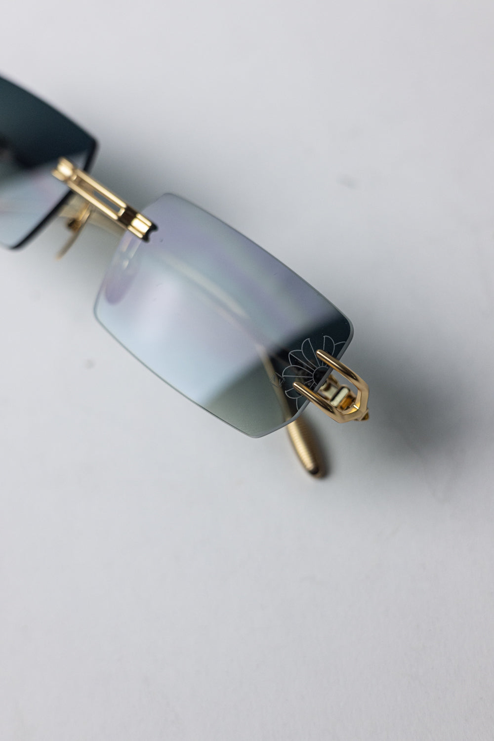 Chrome Hearts Lordie Diamond Square Sunglasses