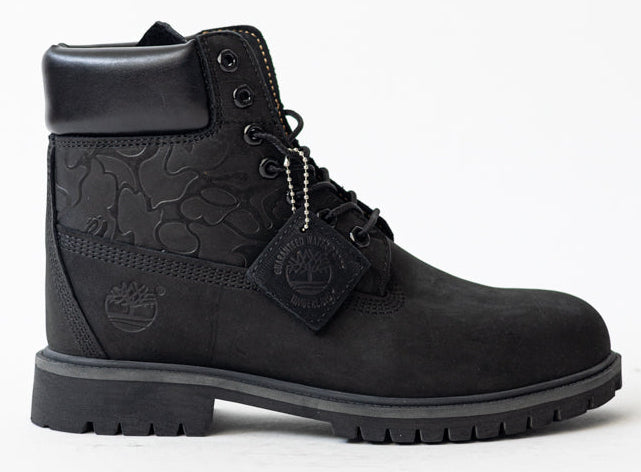 A Bathing Ape x Undefeated x Timberland 6 Inch Black