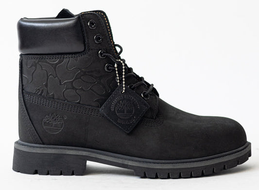 A Bathing Ape x Undefeated x Timberland 6 Inch Black