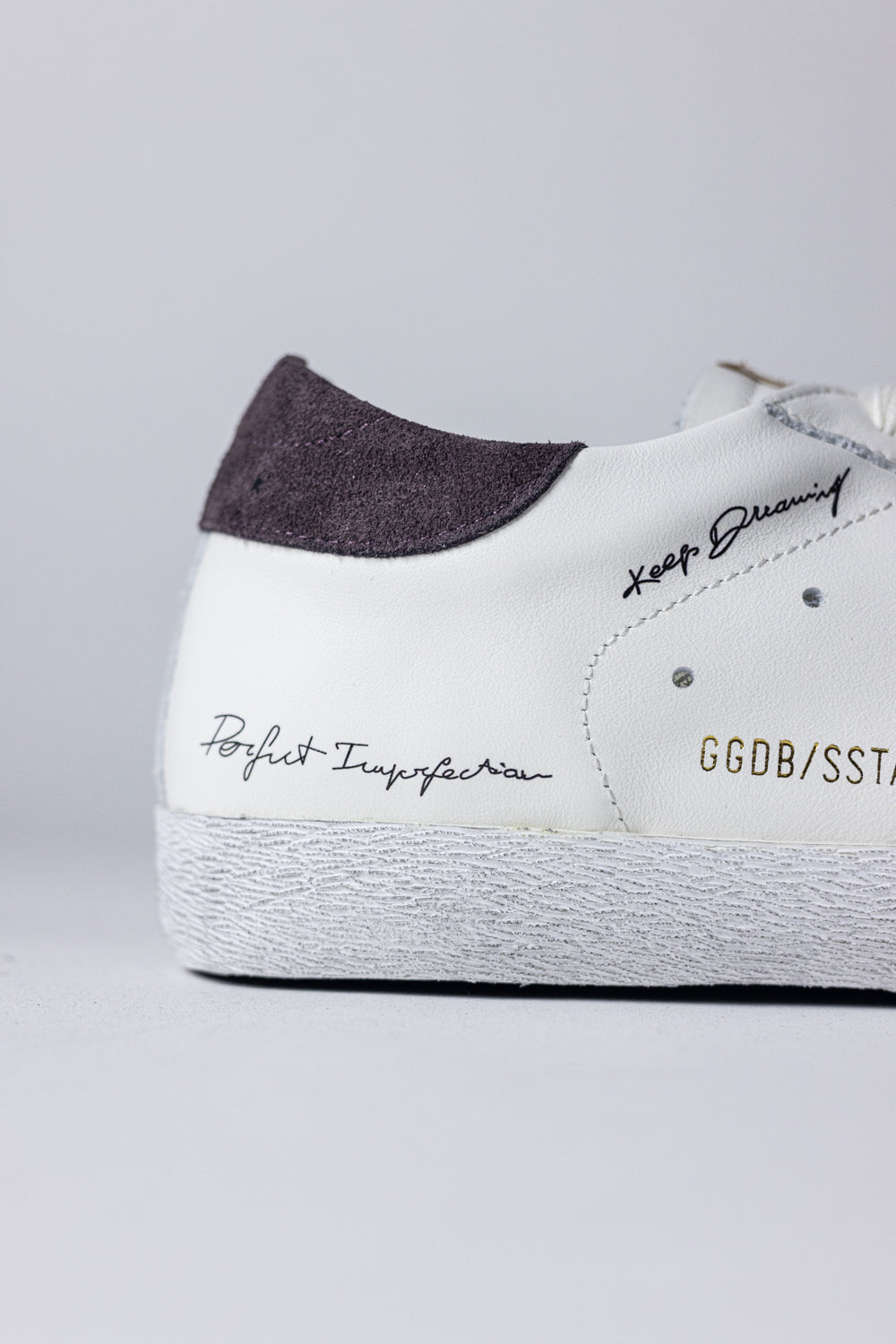 Golden Goose Men's White Leather Super-Star Skate Trainers