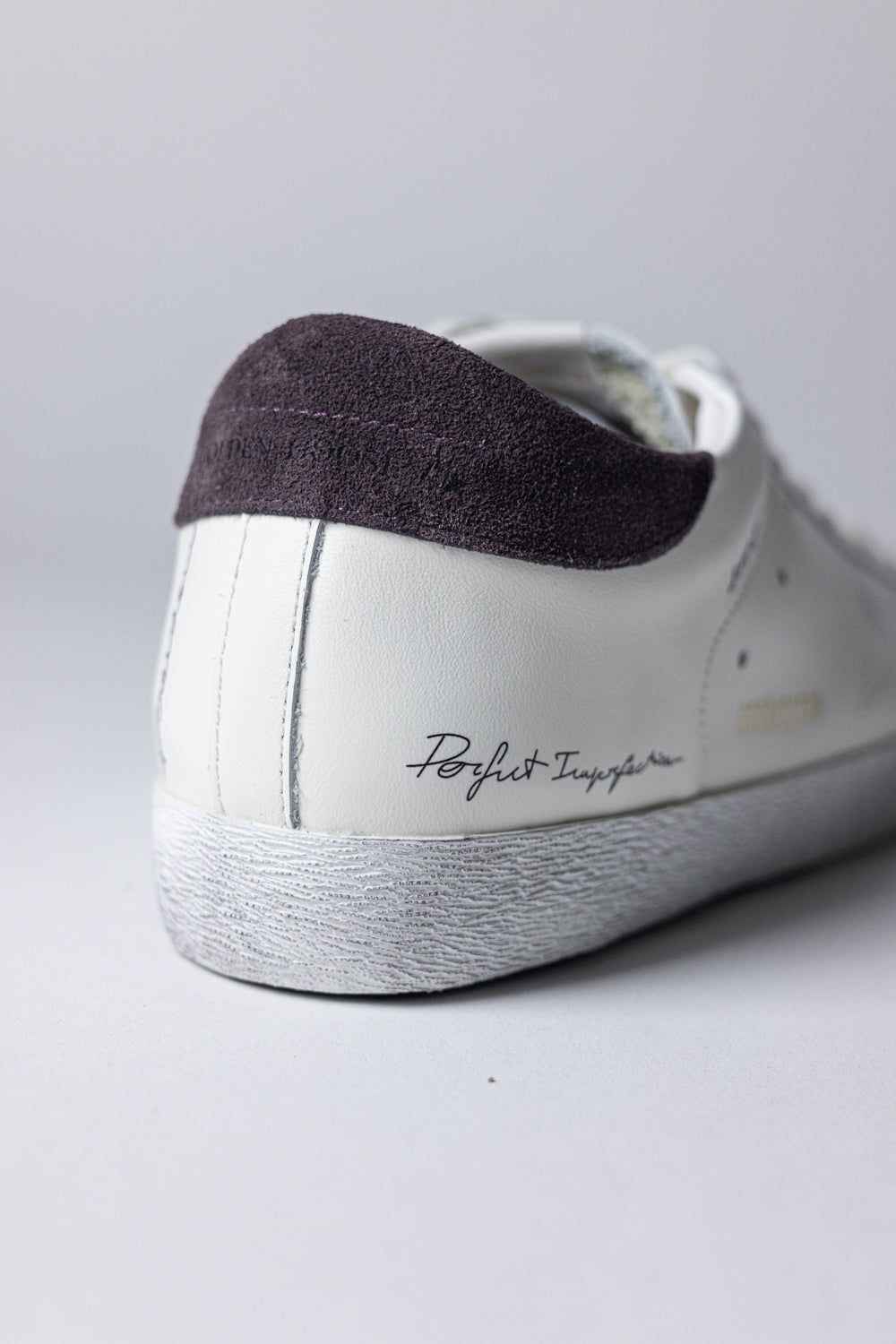 Golden Goose Men's White Leather Super-Star Skate Trainers