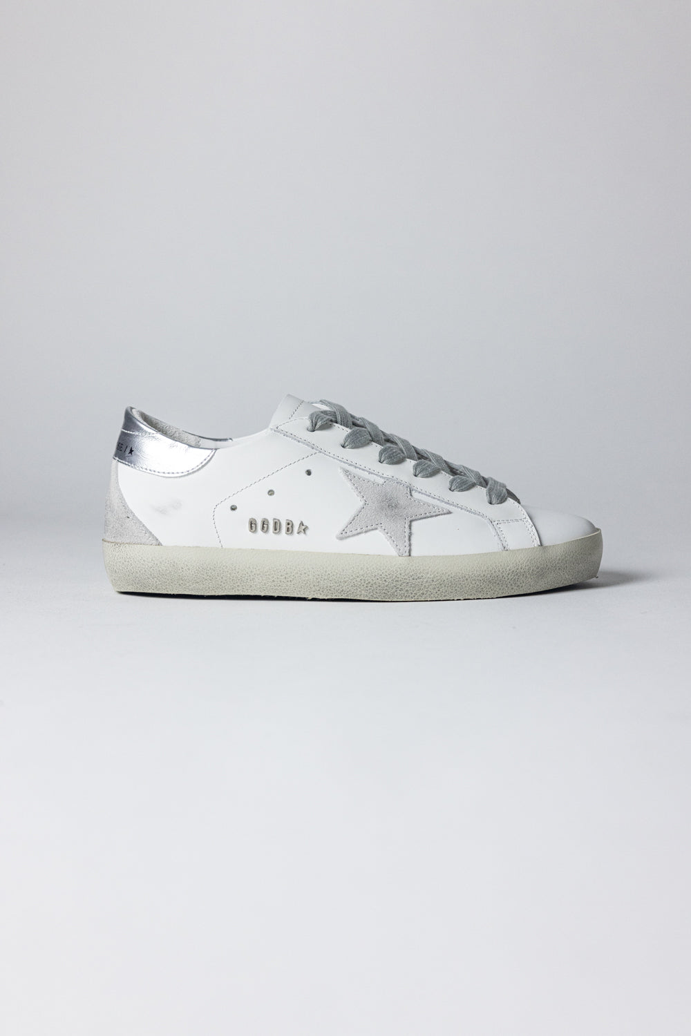 Golden Goose Super-Star White Silver