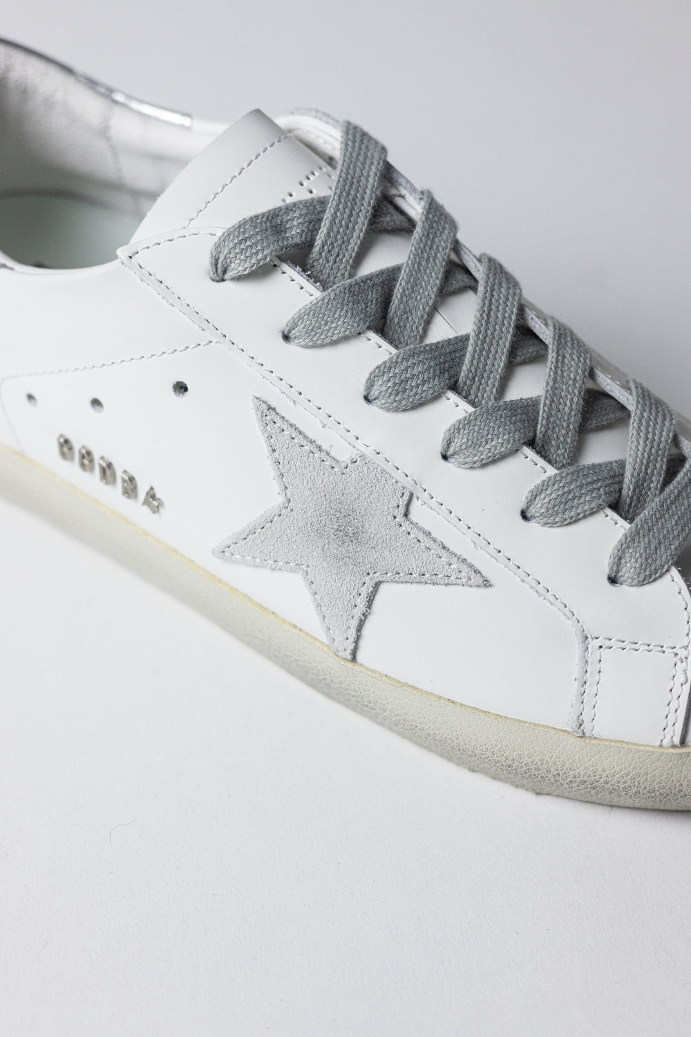 Golden Goose Super-Star White Silver