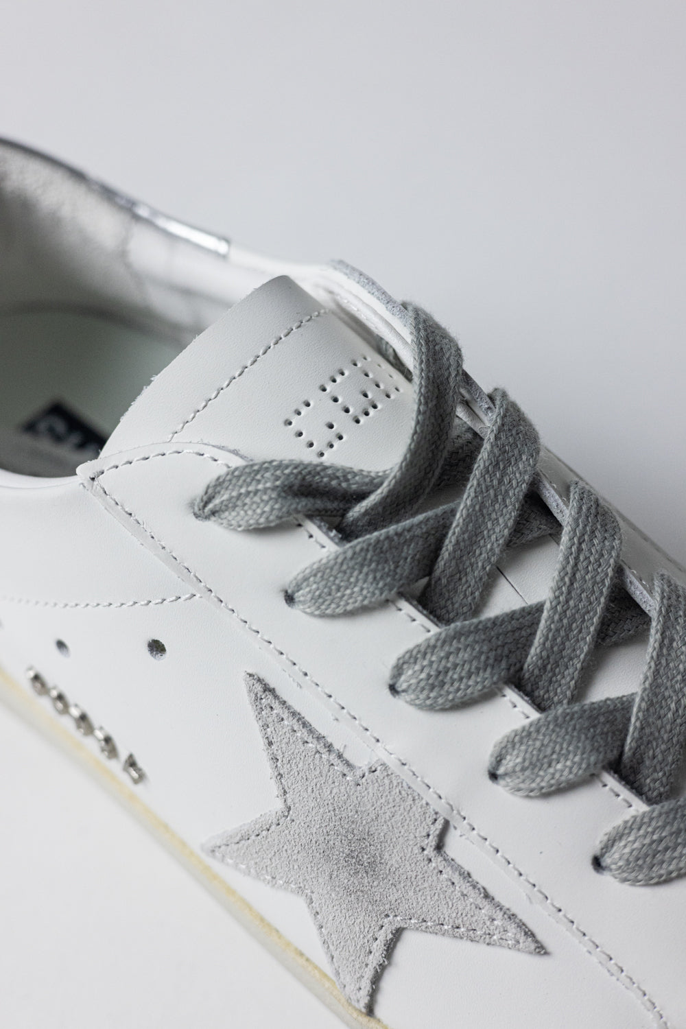 Golden Goose Super-Star White Silver