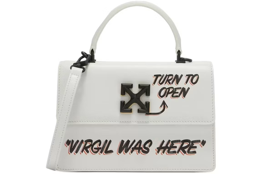 OFF-WHITE "CASH INSIDE" 1.4 Tote Jitney Bag White