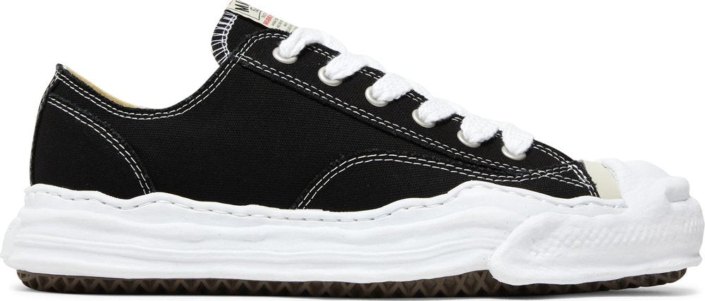 Maison Mihara Yasuiro Hank Low OG Sole Toe Cap Canvas - Black