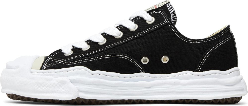 Maison Mihara Yasuiro Hank Low OG Sole Toe Cap Canvas - Black