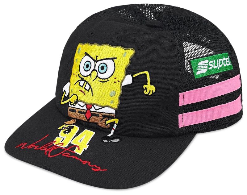 Supreme x Spongebob Squarepants x Jeff Hamilton Mesh Back 6-Panel 'Black'