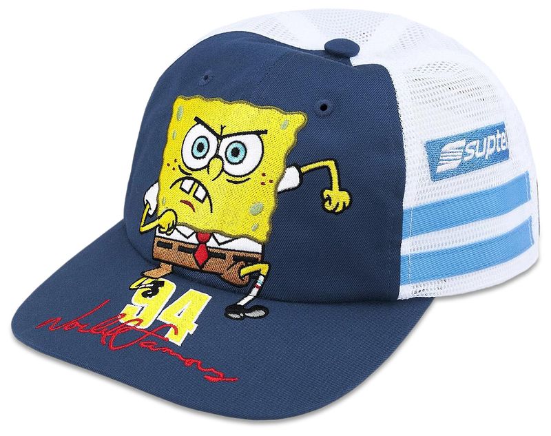Supreme x Spongebob Squarepants x Jeff Hamilton Mesh Back 6-Panel 'Navy'