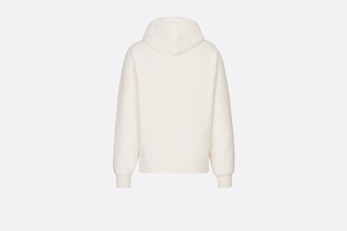 Dior Dior Oblique Hooded Sweatshirt Relaxed Fit White Cream