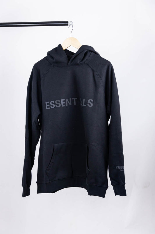 Fear of God Essentials Hoodie Pull-Over Hoodie (SS20) 'Black'