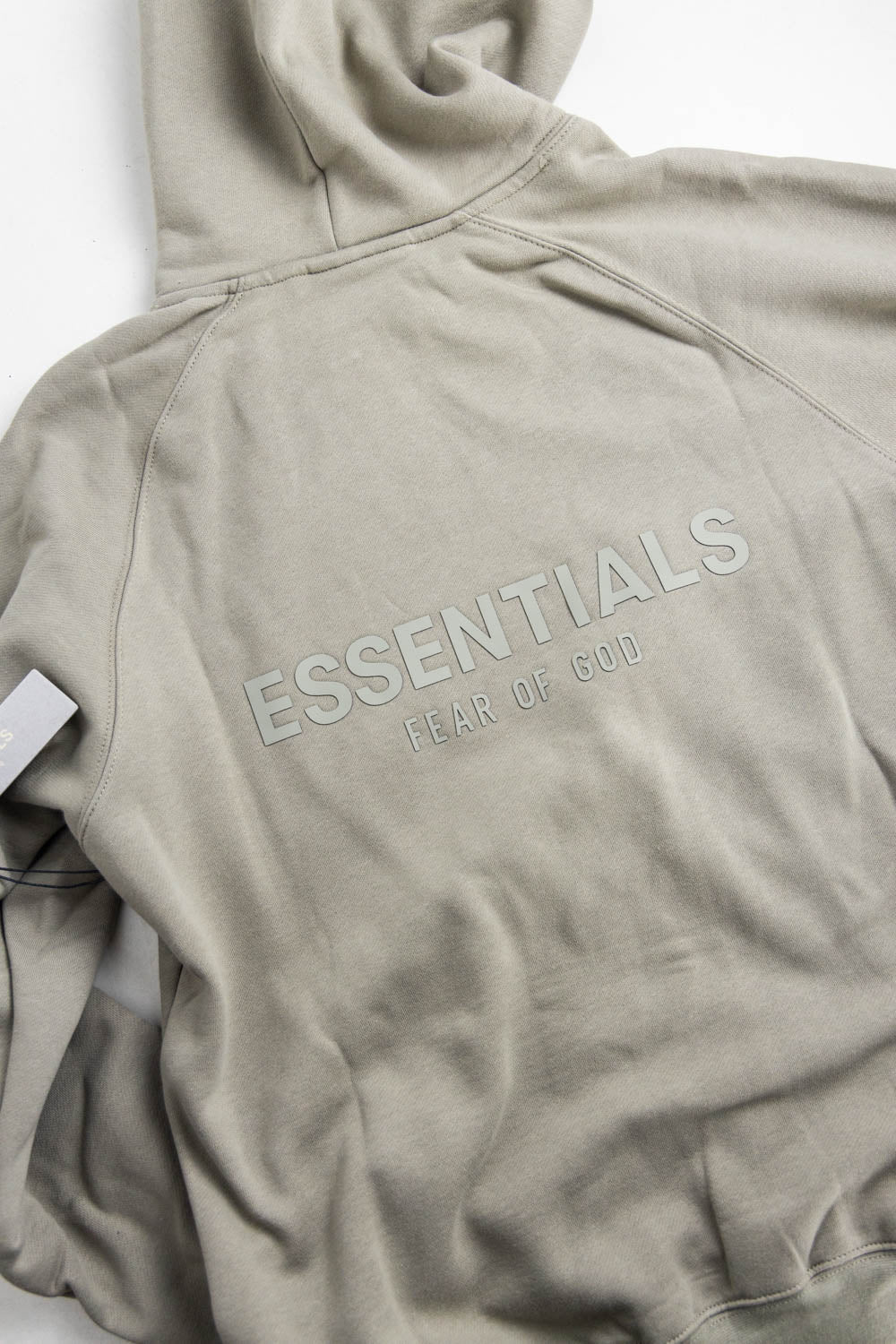 Fear of God Essentials Hoodie Pull-Over Crewneck (SS21) 'Moss/Goat'