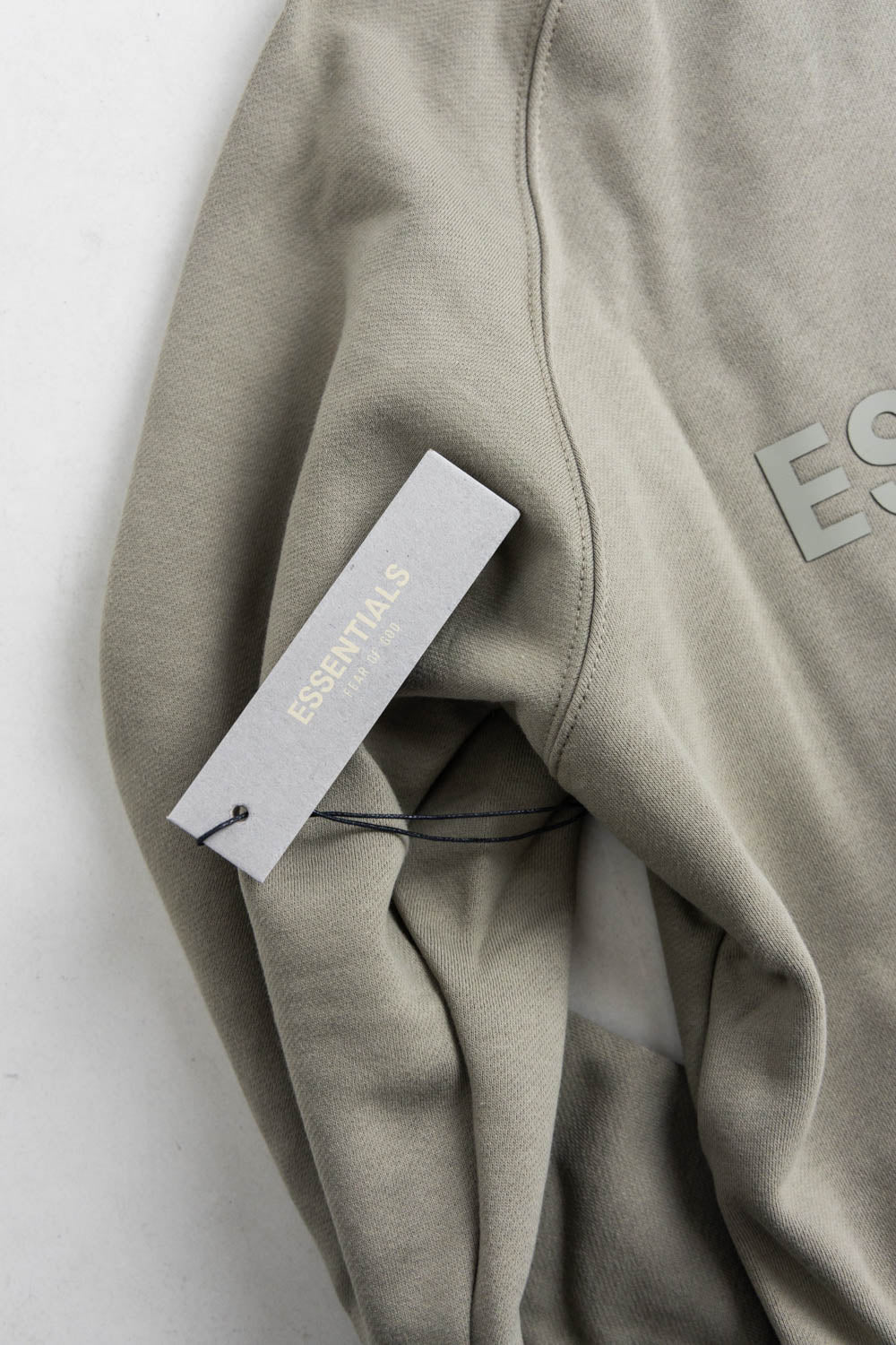 Fear of God Essentials Hoodie Pull-Over Crewneck (SS21) 'Moss/Goat'