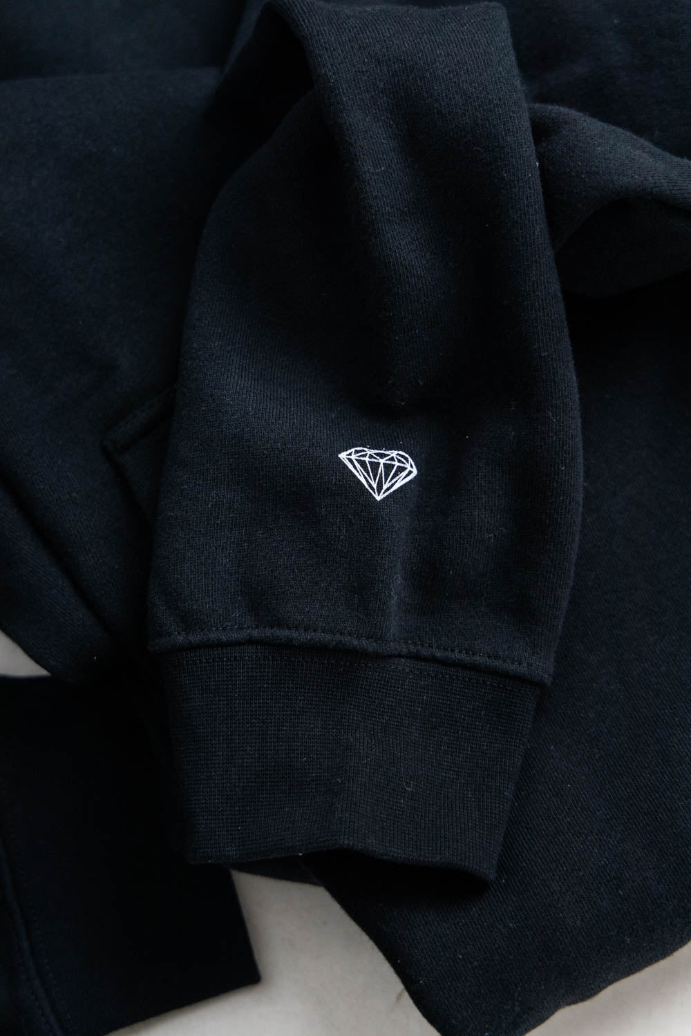 Diamond Box Logo Hoodie Black