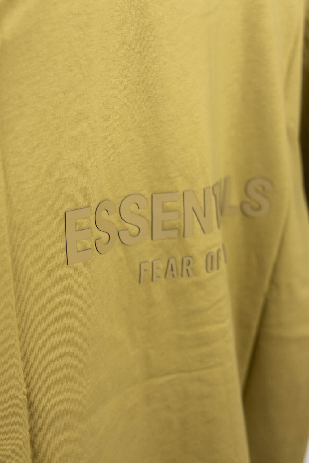 Fear of God Essentials T-shirt (SS21) 'Amber'