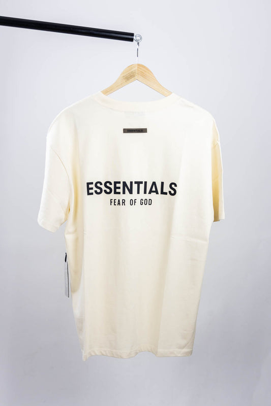 Fear of God Essentials T-shirt (SS21) 'Buttercream'