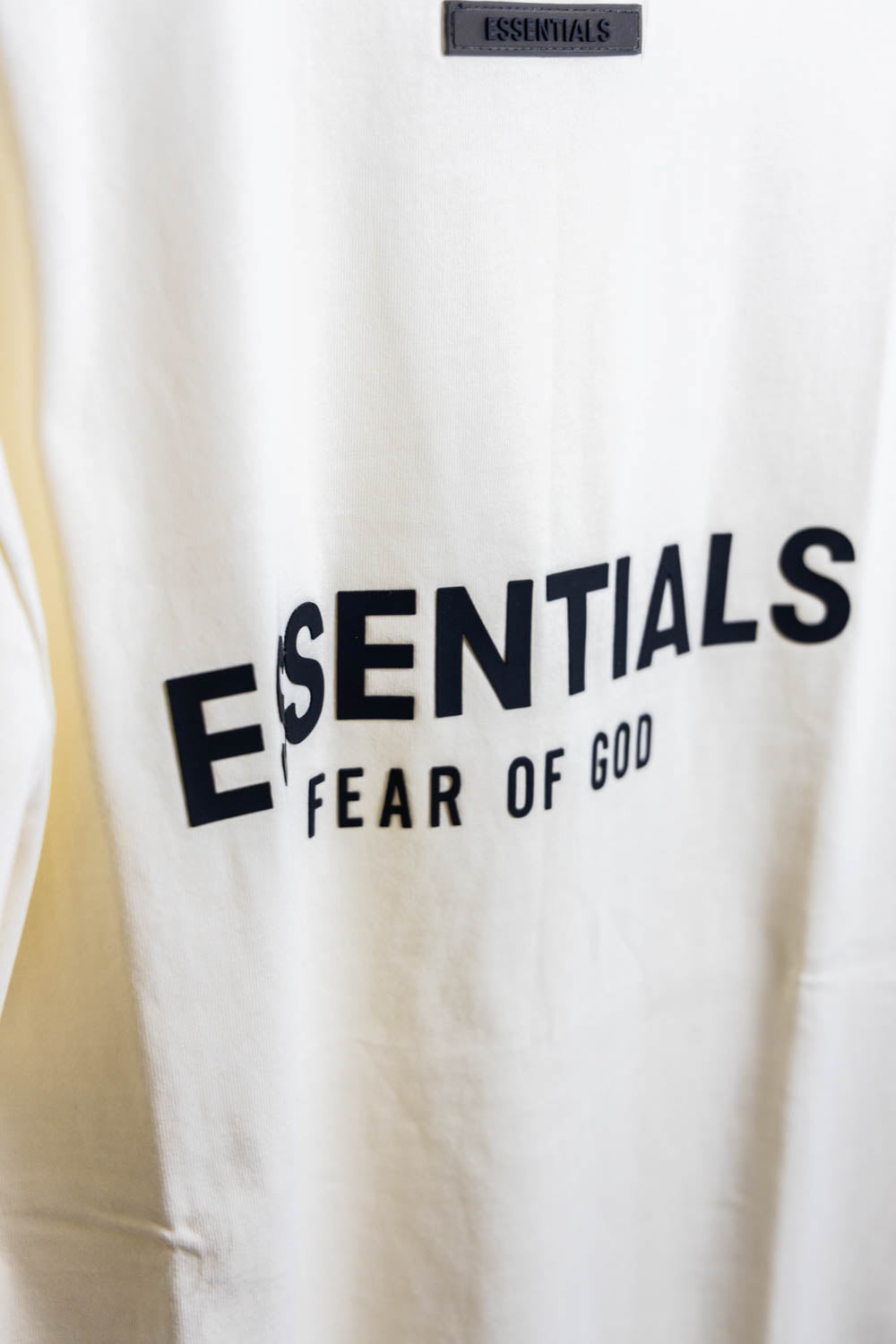 Fear of God Essentials T-shirt (SS21) 'Buttercream'