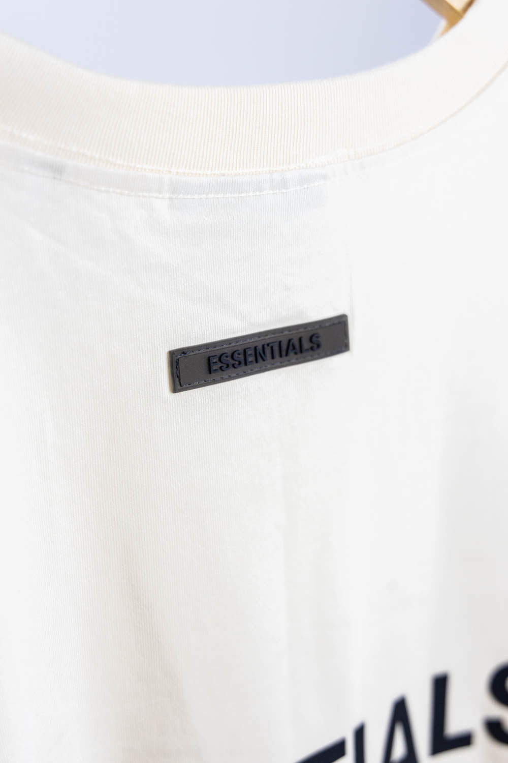 Fear of God Essentials T-shirt (SS21) 'Buttercream'