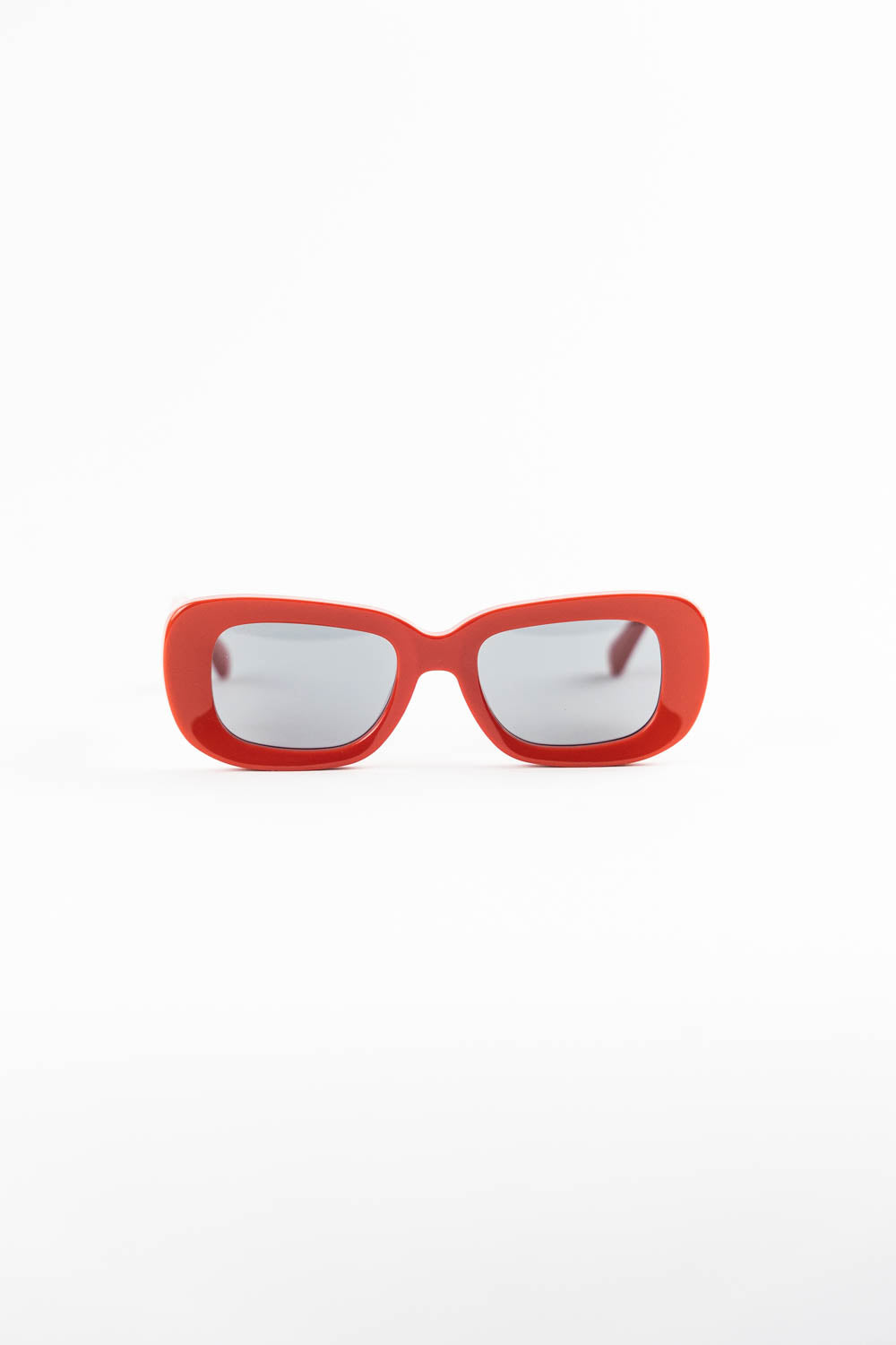 Off-White Carrara 50MM Oval Sunglasses Red