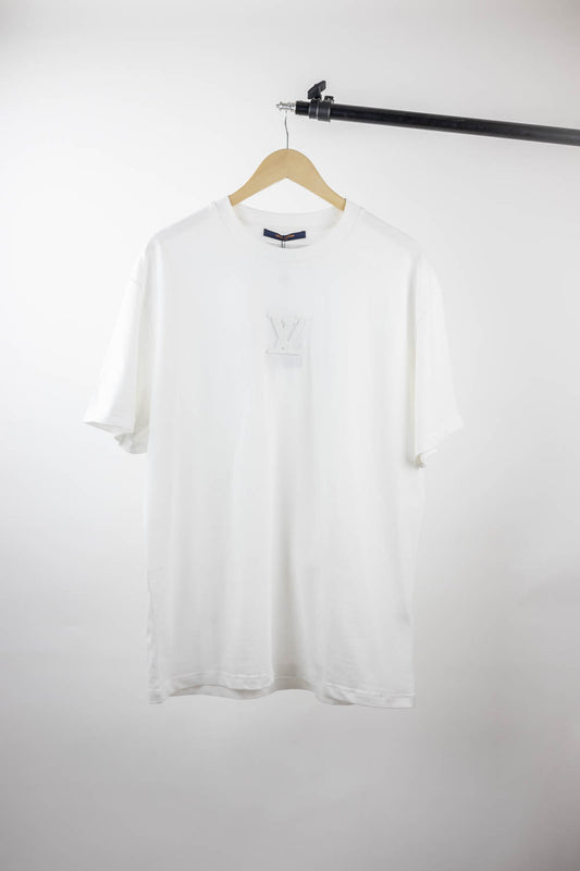 Louis Vuitton LV Debossed Tee White