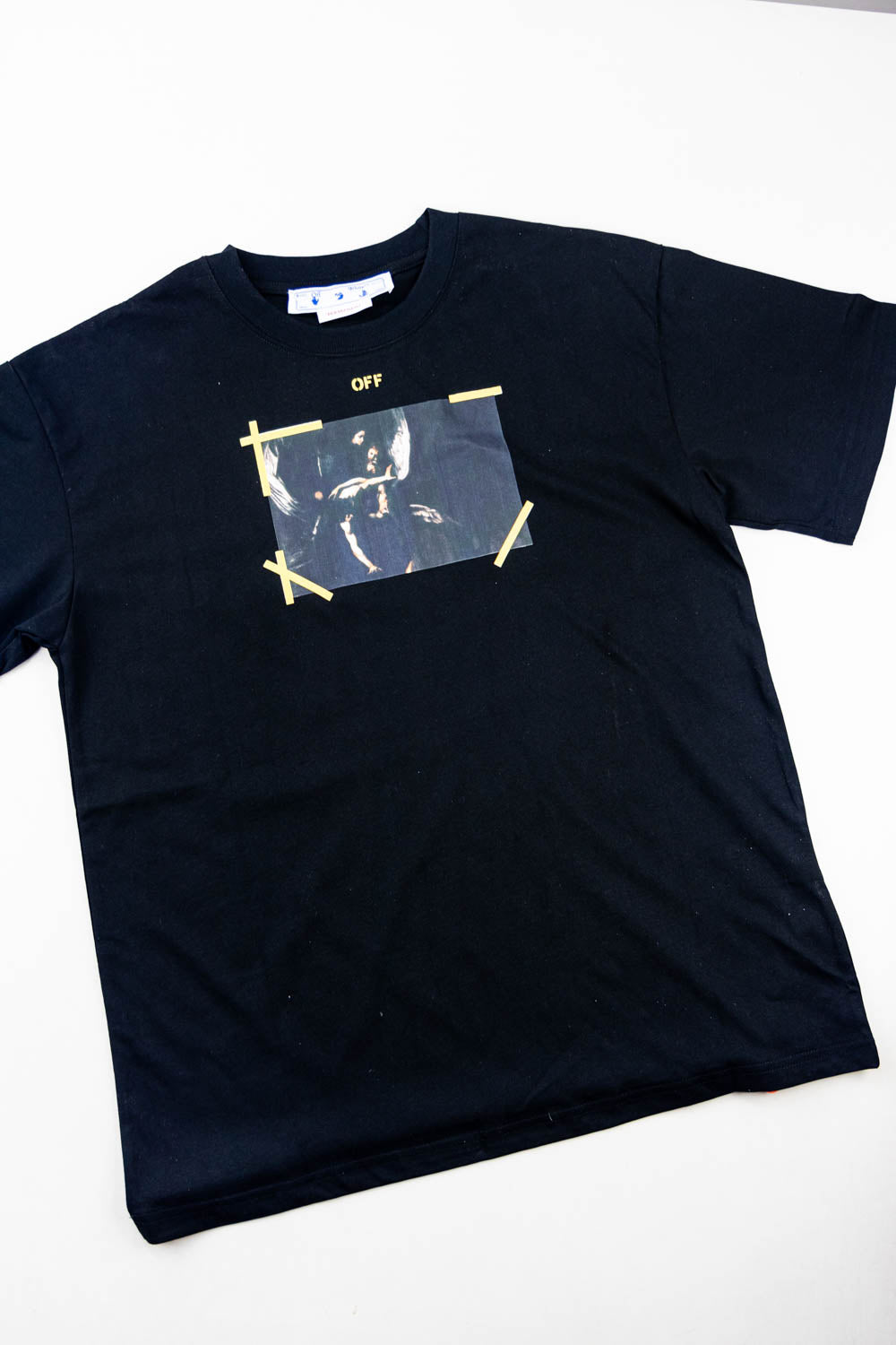 OFF-WHITE Caravaggio Tee Black