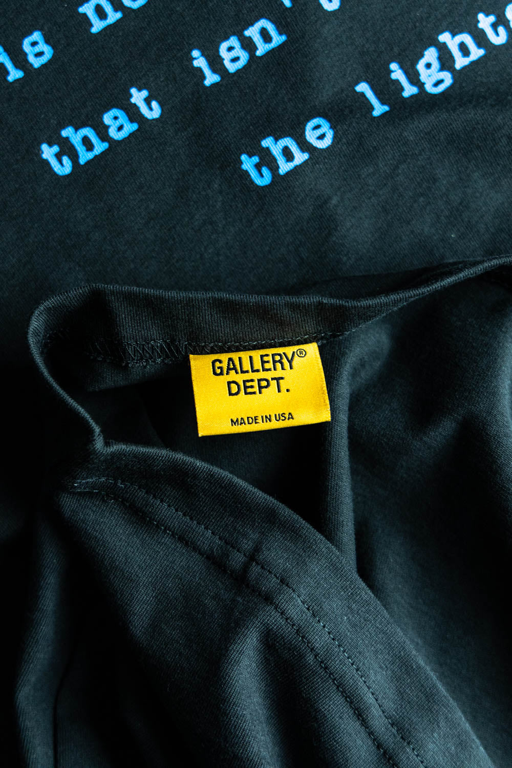 GALLERY DEPT. Logo T Shirt Black