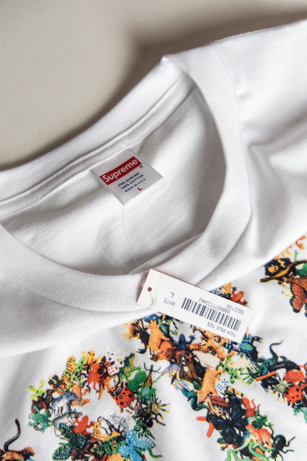 Supreme Toy Pile Tee White