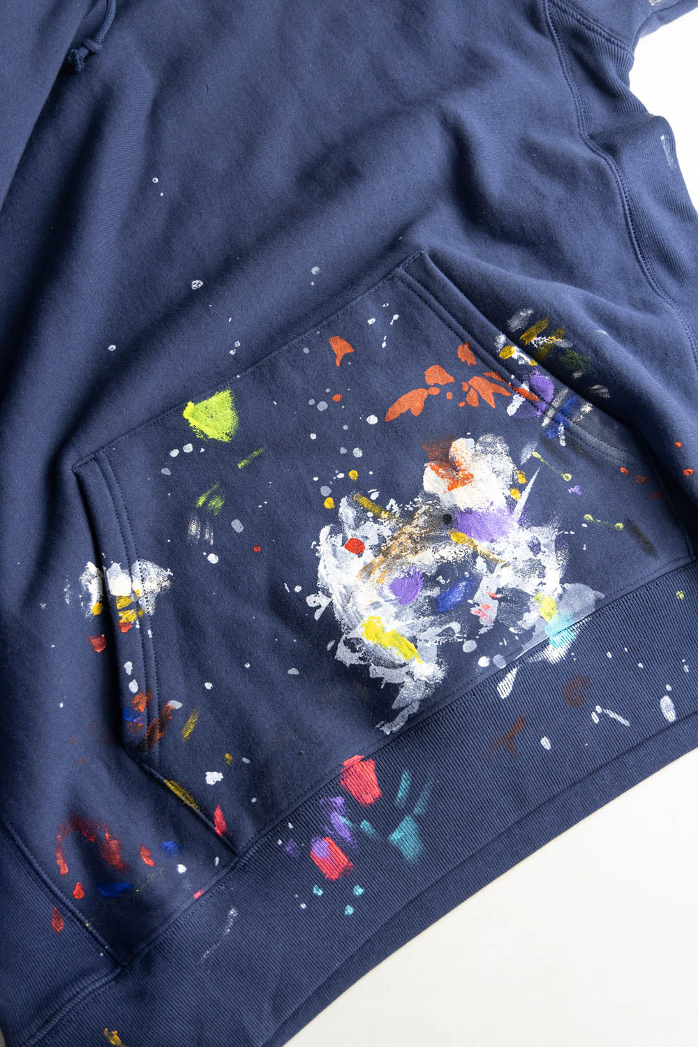 GALLERY DEPT. Blue Paint-splatter Logo Hoodie