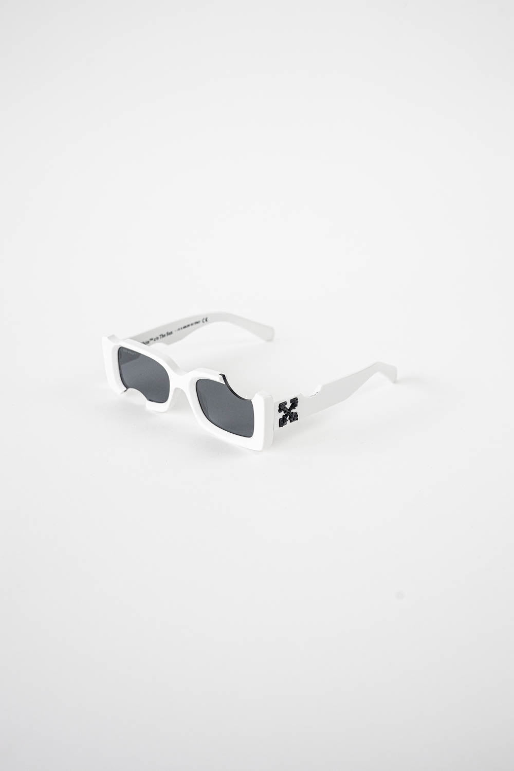 Off-White Cady Acetate 142mm Rectangular Sunglasses - White