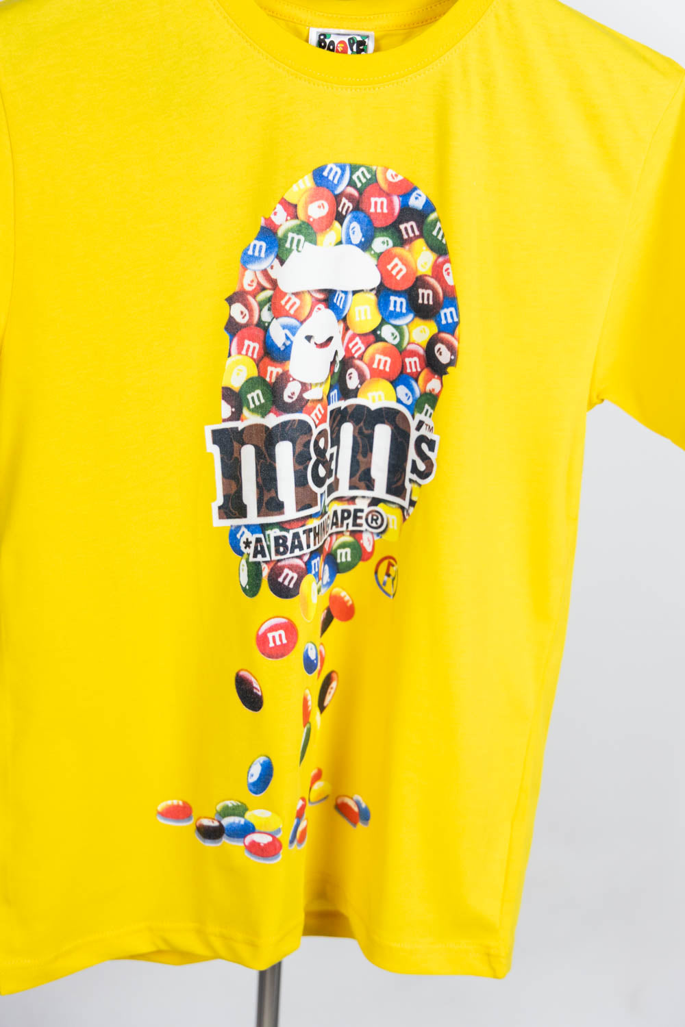 BAPE x M&M's Ape Head Tee Black