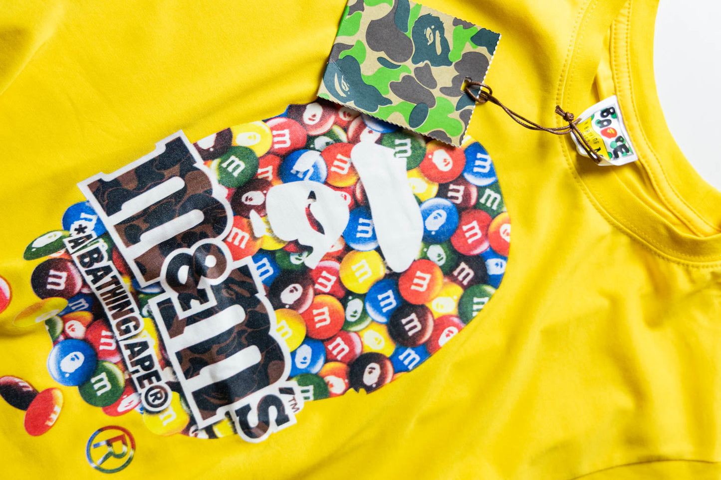 BAPE x M&M's Ape Head Tee Black