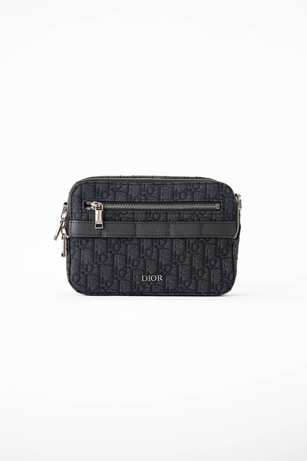 Dior Safari Bag with Strap Black Dior Oblique Jacquard