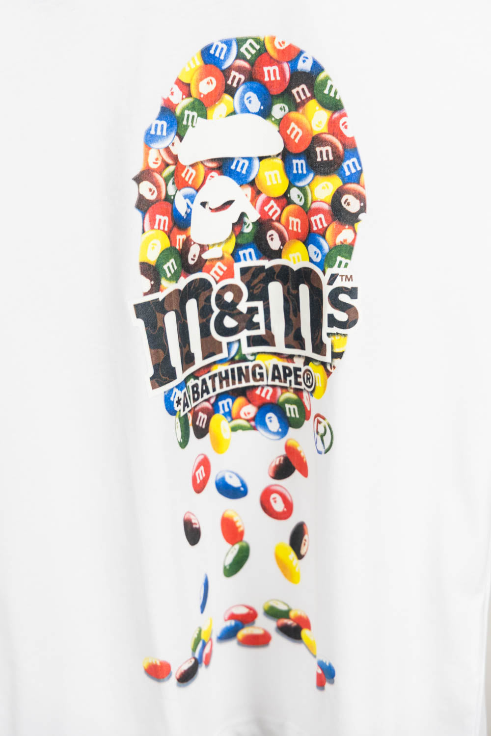 BAPE x M&M's Ape Head Tee Black