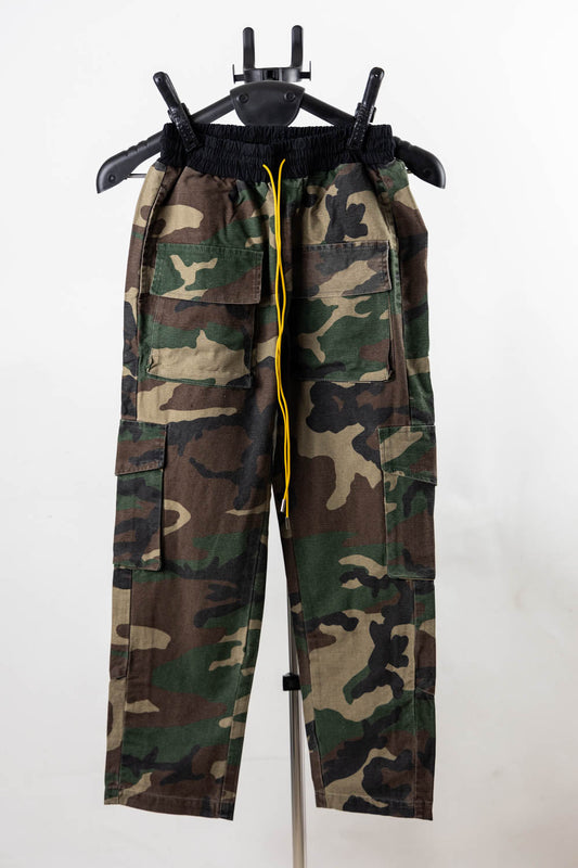 SNAP CARGO PANTS CAMO