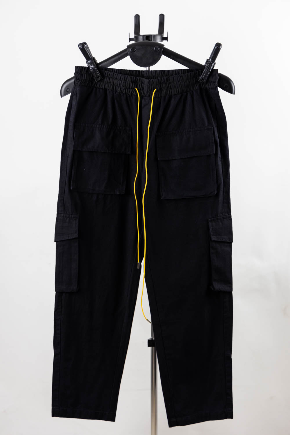 SNAP CARGO PANTS BLACK