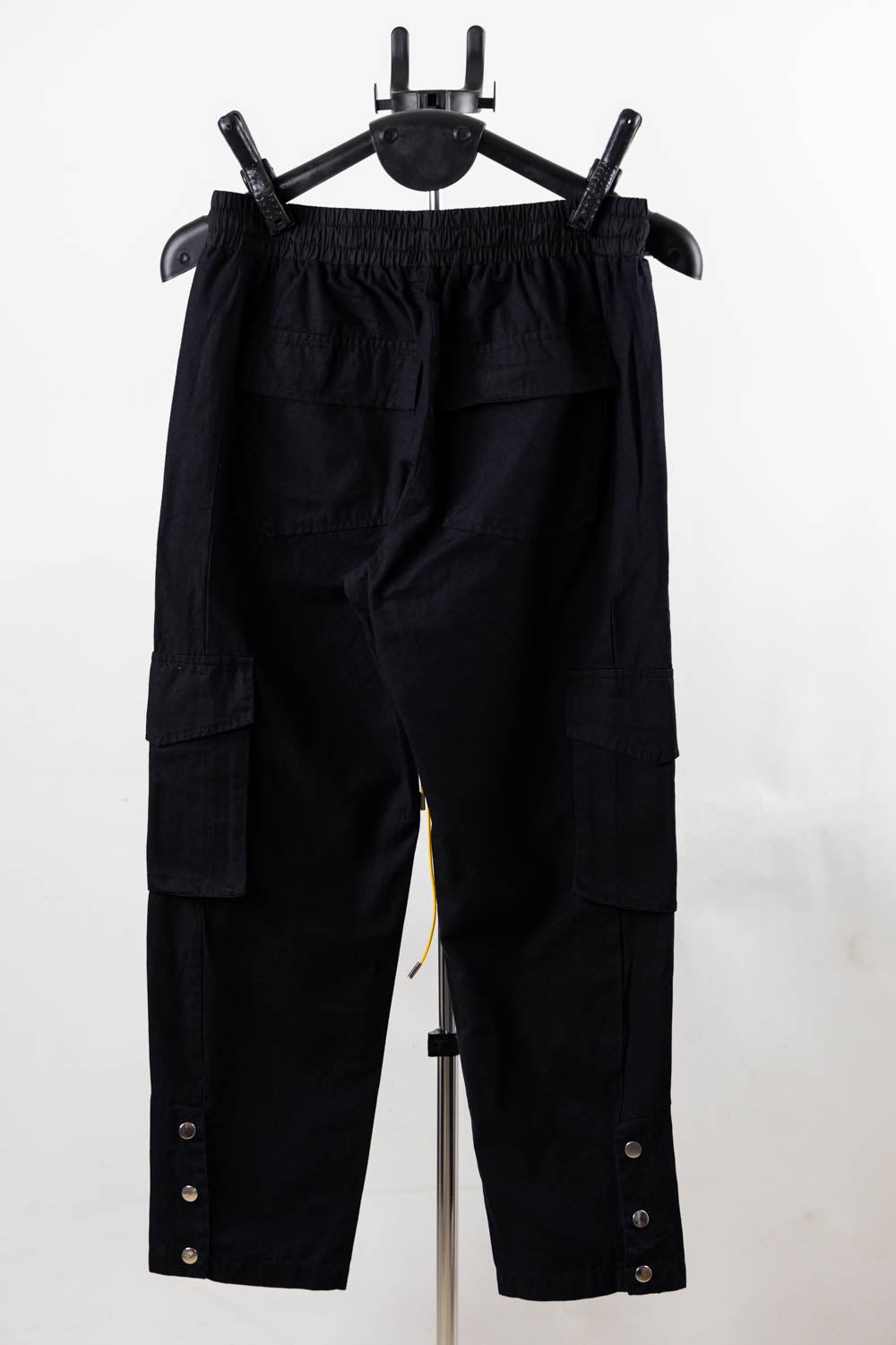 SNAP CARGO PANTS BLACK