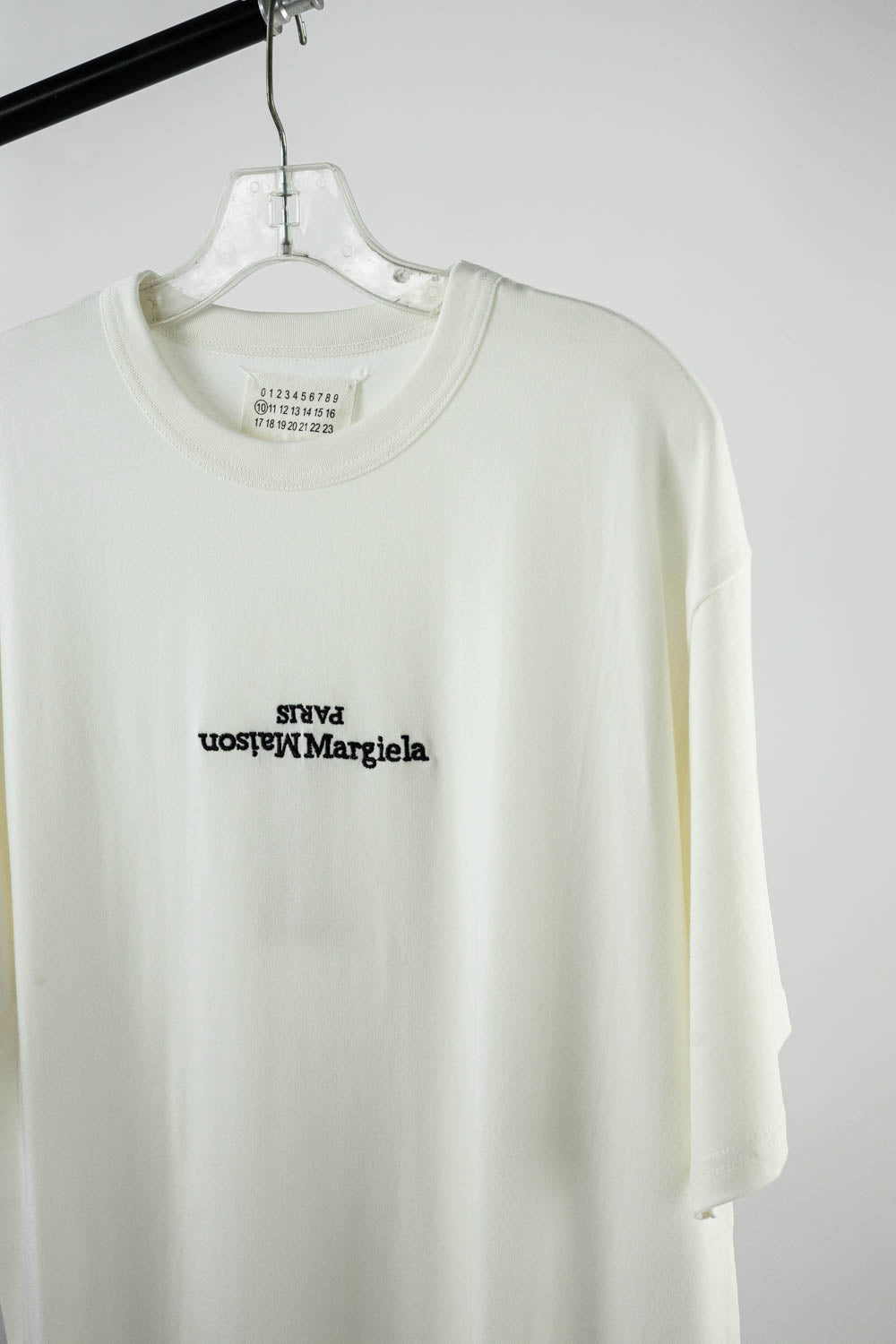 Maison Margiela logo-embroidered T-shirt White