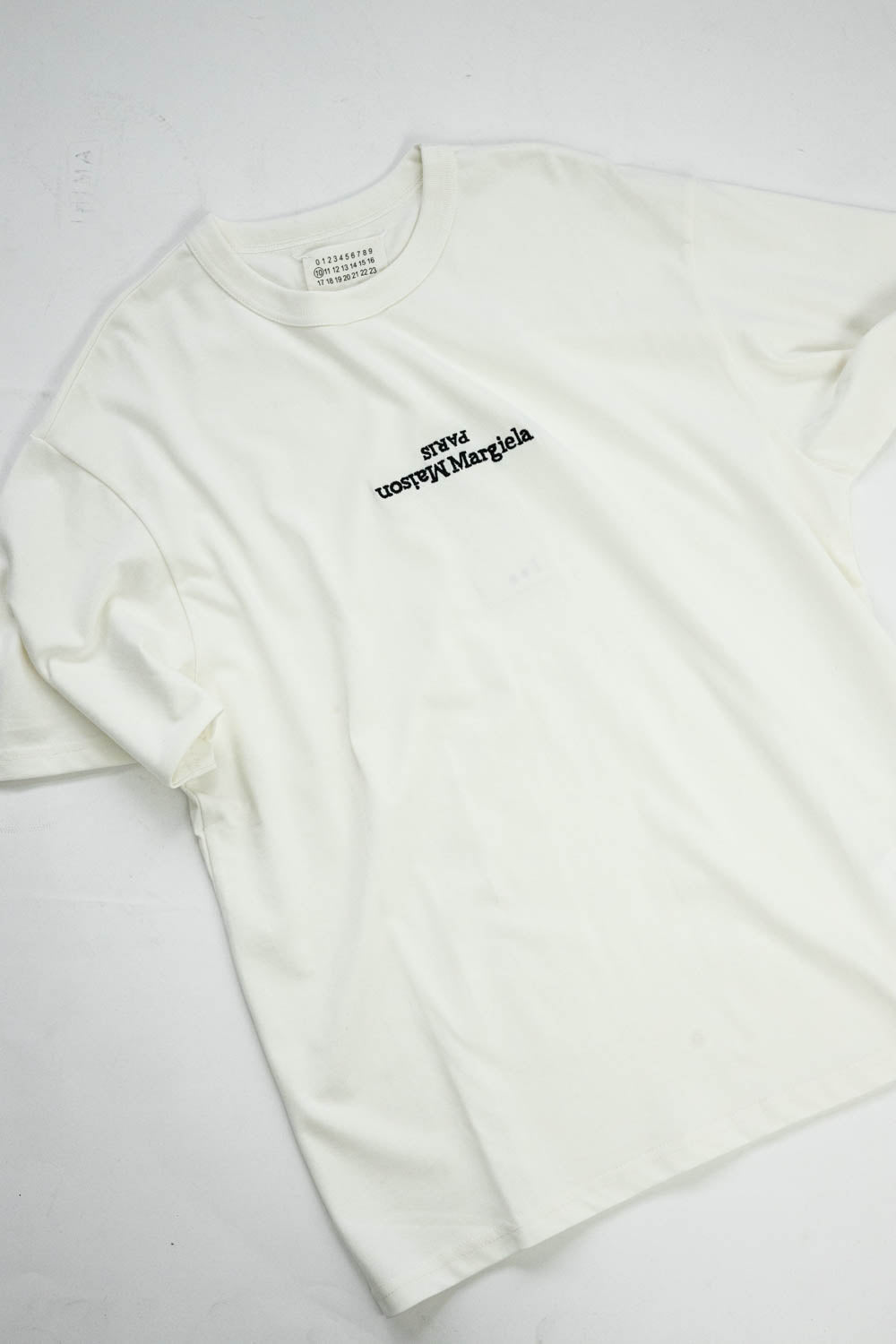 Maison Margiela logo-embroidered T-shirt White