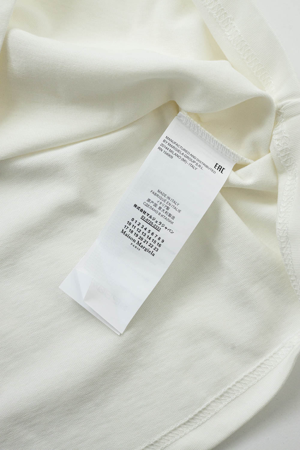 Maison Margiela logo-embroidered T-shirt White