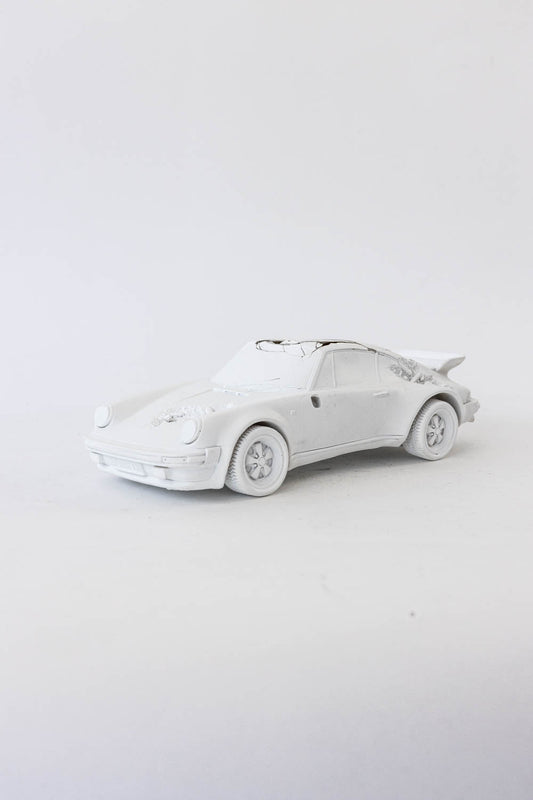 Daniel Arsham Eroded 911 Turbo Figure (Edition of 500) White "Damage - No Box"