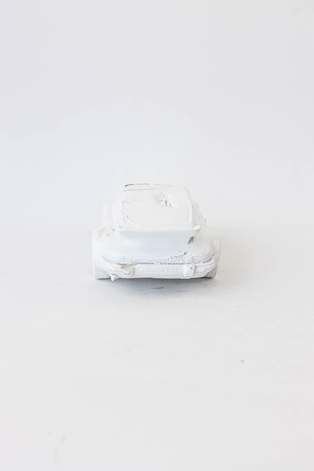 Daniel Arsham Eroded 911 Turbo Figure (Edition of 500) White "Damage - No Box"