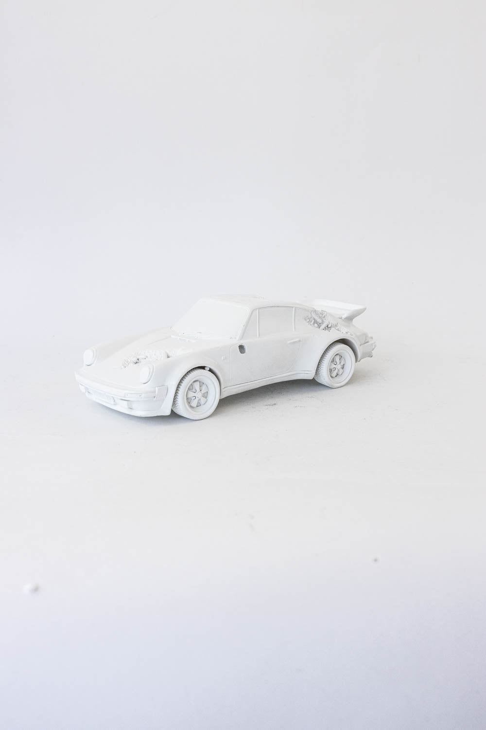 Daniel Arsham Eroded 911 Turbo Figure (Edition of 500) White "Damage - No Box"