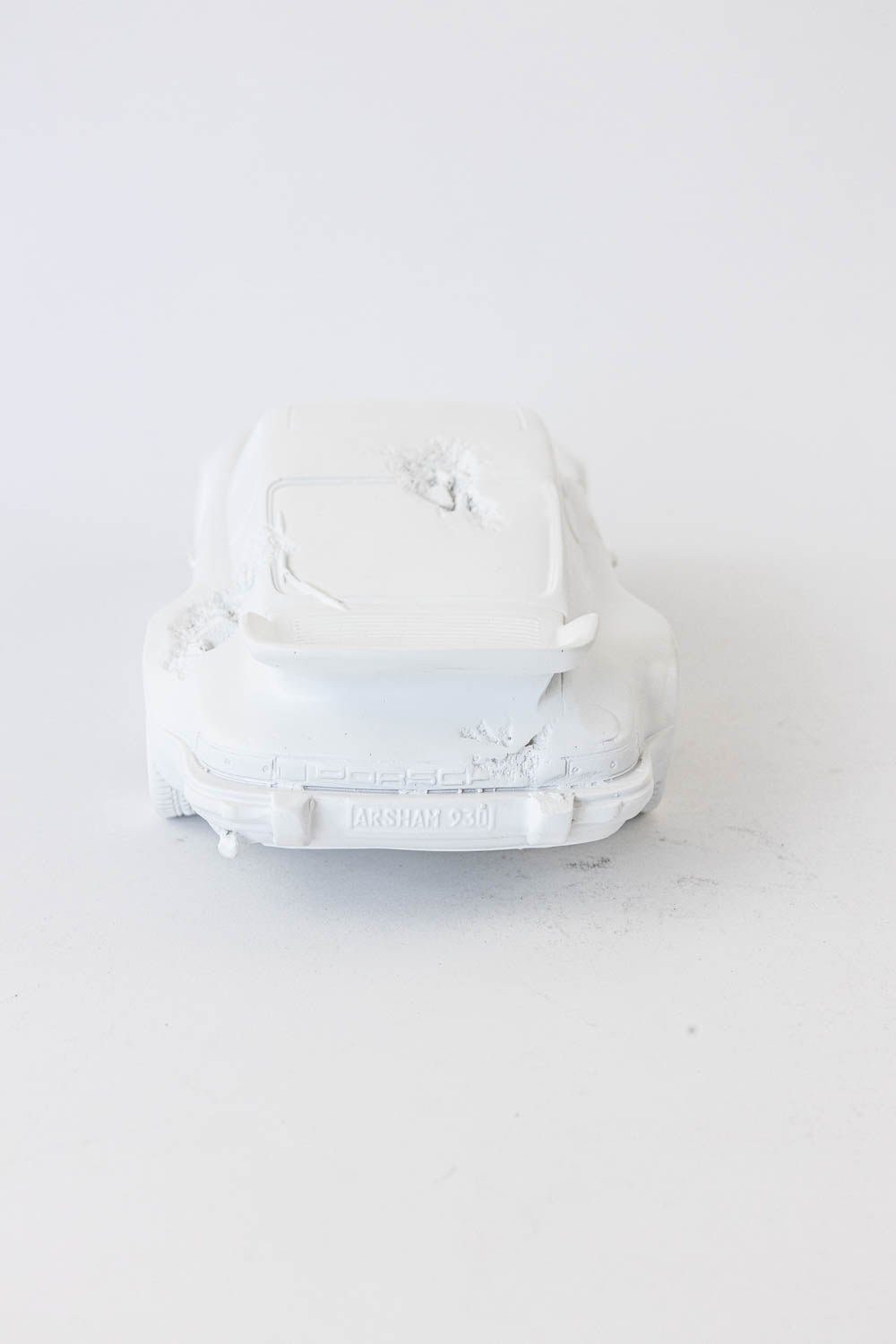 Daniel Arsham Eroded 911 Turbo Figure (Edition of 500) White "Damage - No Box"