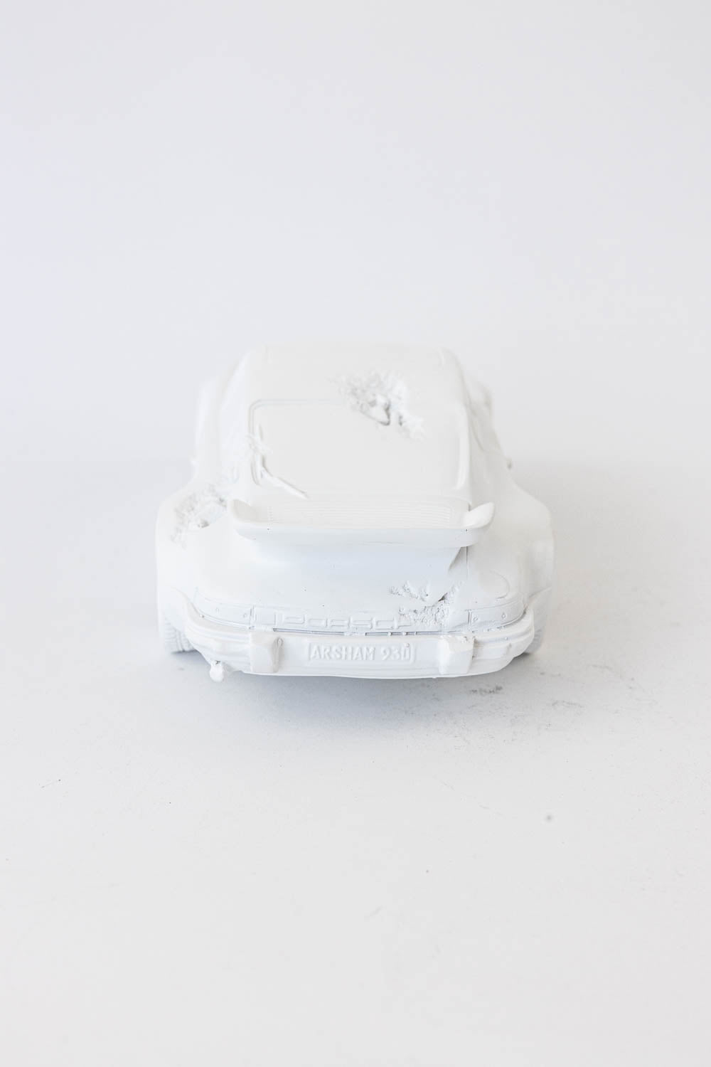 Daniel Arsham Eroded 911 Turbo Figure (Edition of 500) White "Damage - No Box"