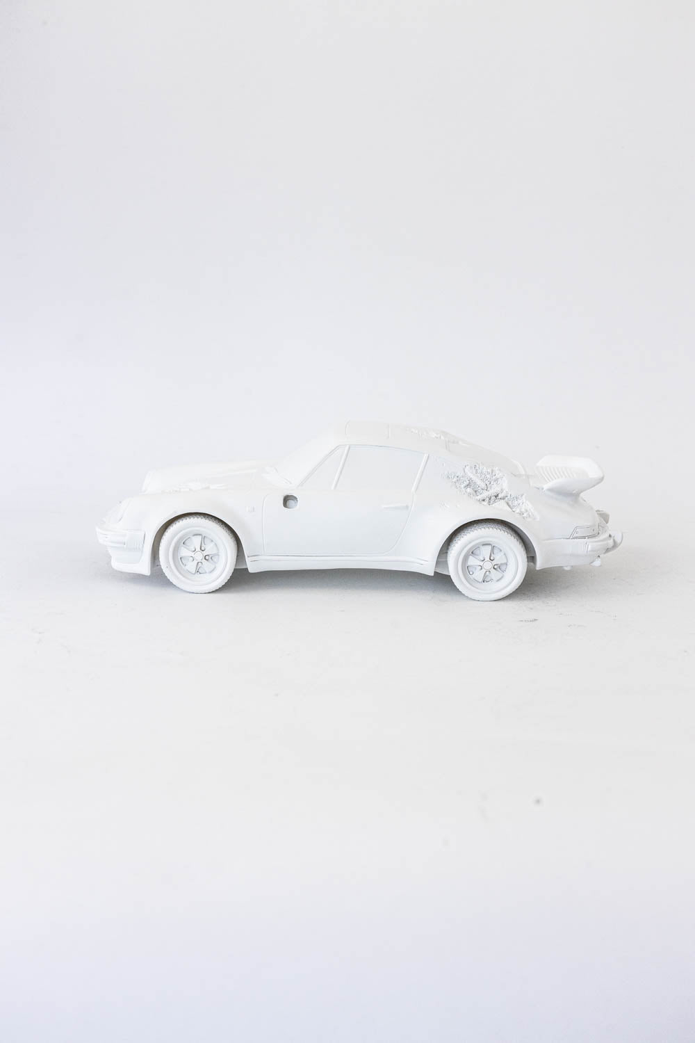 Daniel Arsham Eroded 911 Turbo Figure (Edition of 500) White "Damage - No Box"