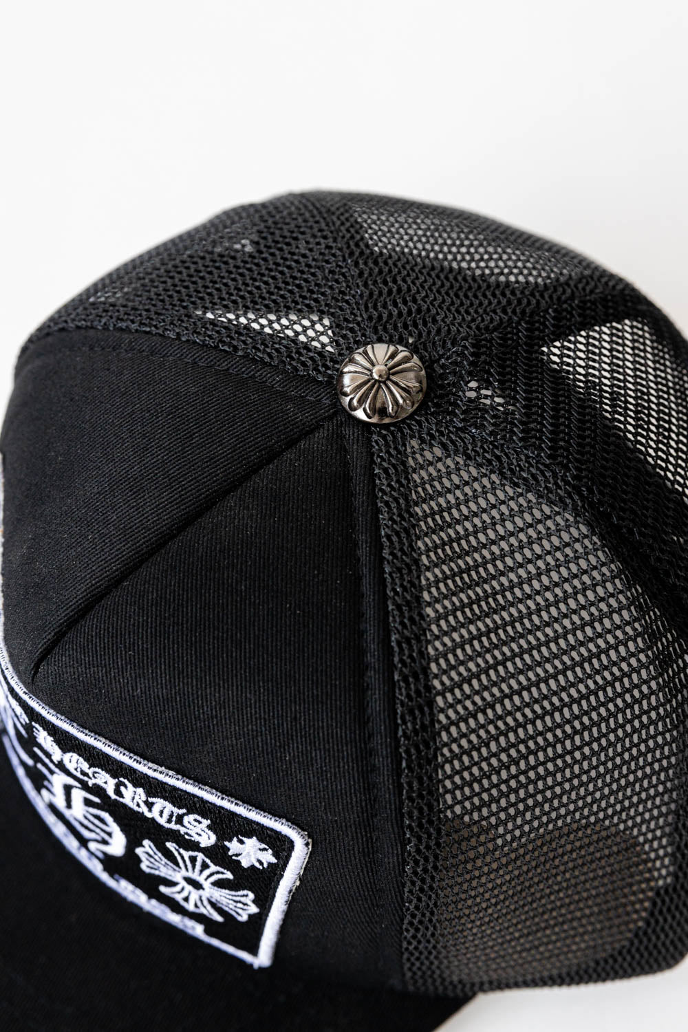 Chrome Hearts CH Los Hollywood Trucker Hat Black/Black