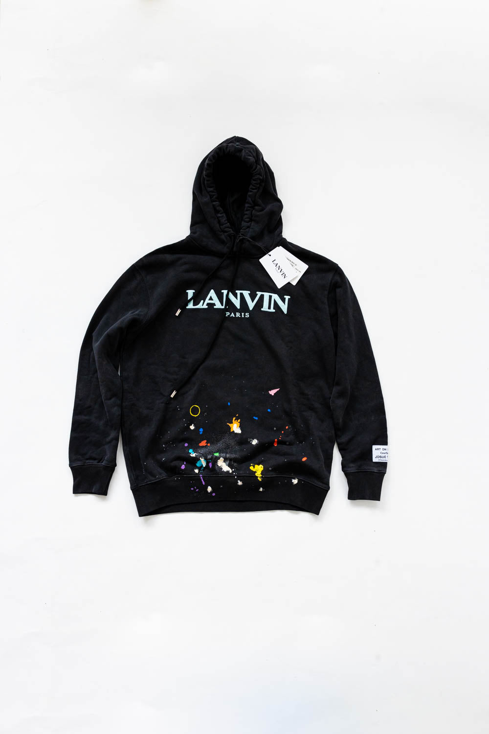 Gallery Dept. x Lanvin logo-embroidered pullover hoodie