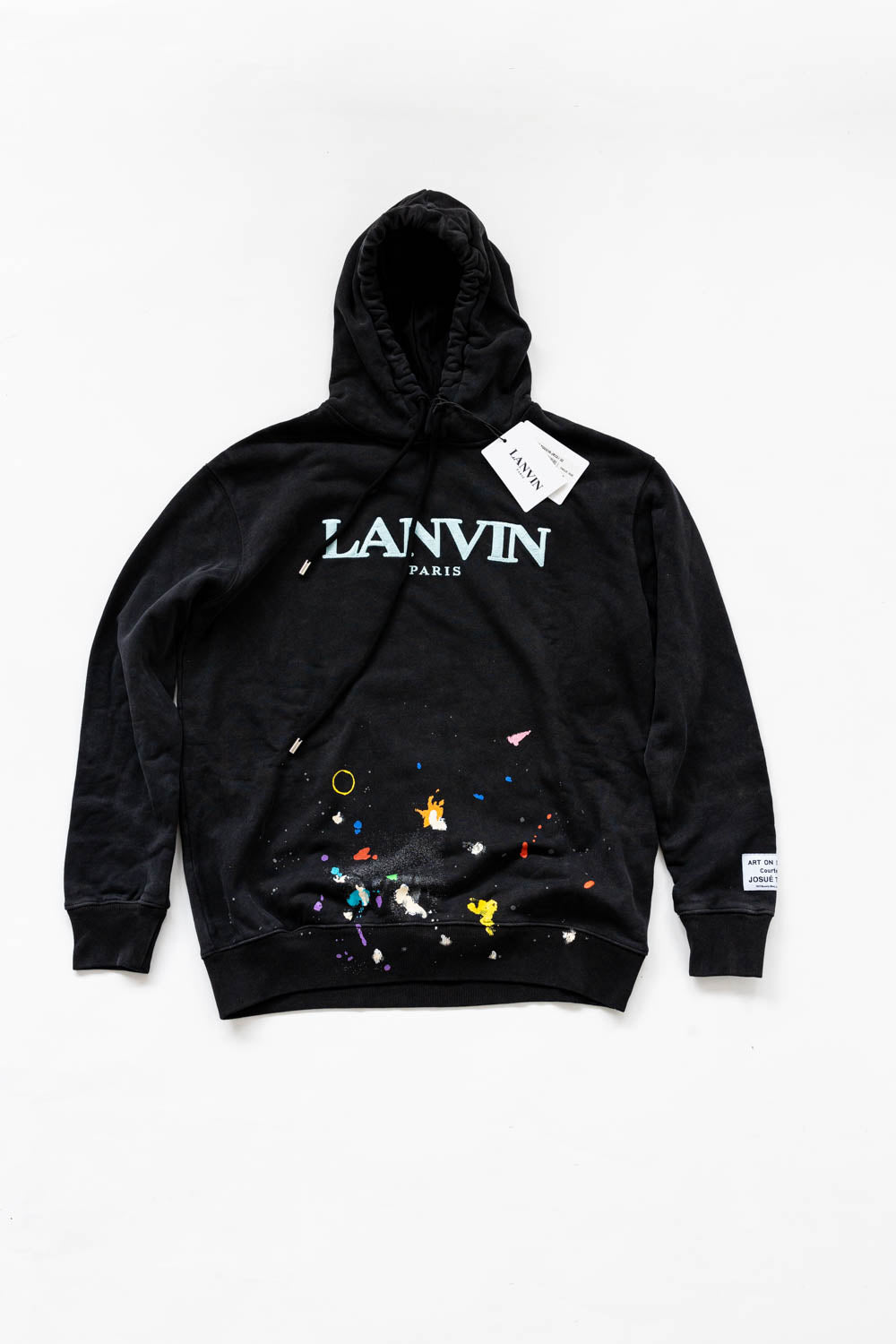 Gallery Dept. x Lanvin logo-embroidered pullover hoodie