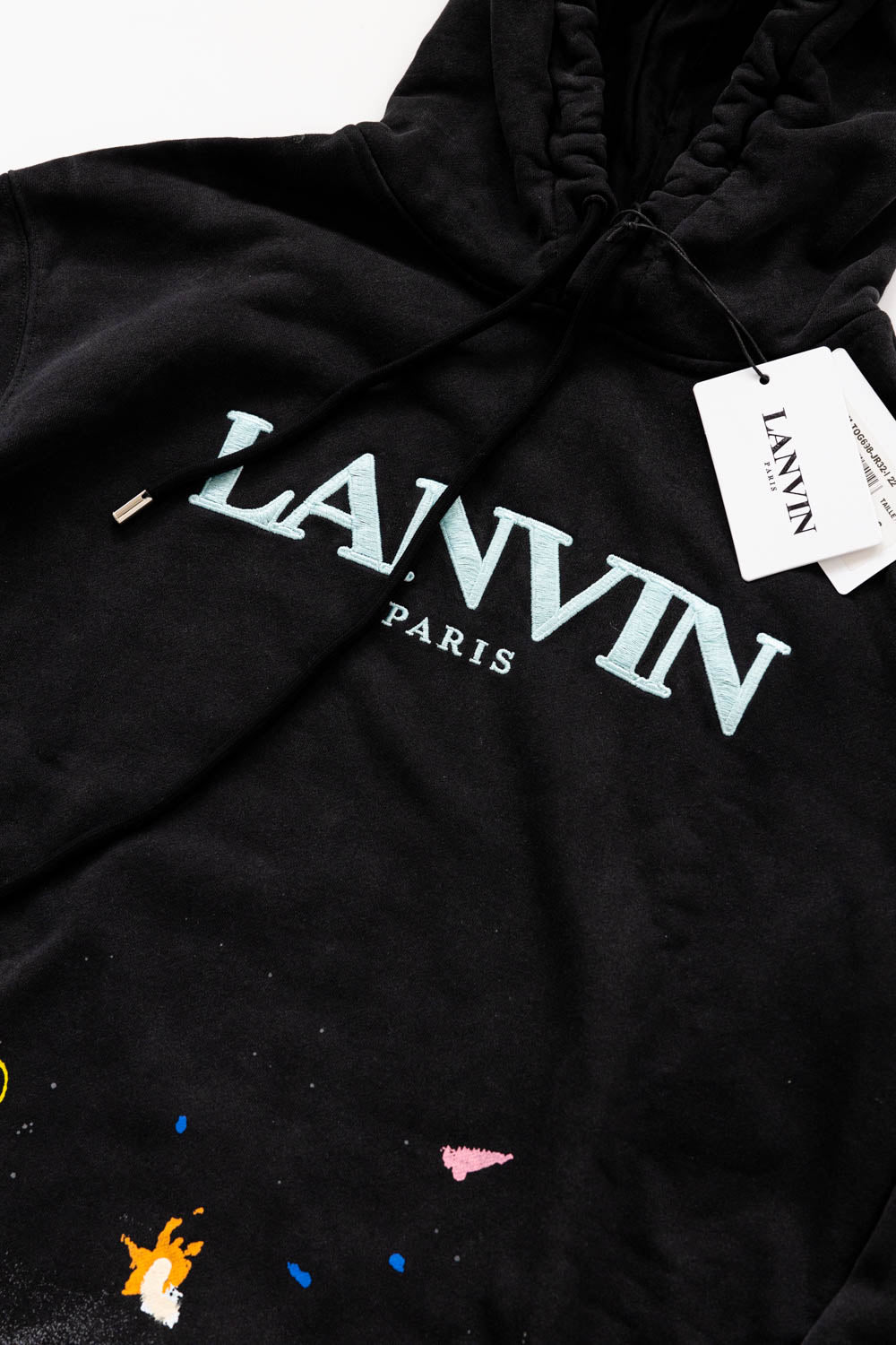 Gallery Dept. x Lanvin logo-embroidered pullover hoodie