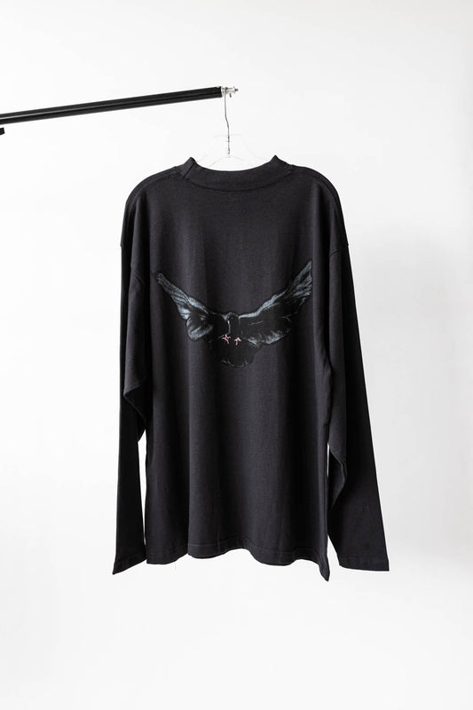 Yeezy x Gap x Balenciaga Dove Longsleeve Tee Washed Black